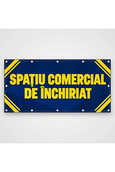 ShopPrint Banner Spațiu comercial de închiriat – vitrină, 150x75 cm, frontlit...