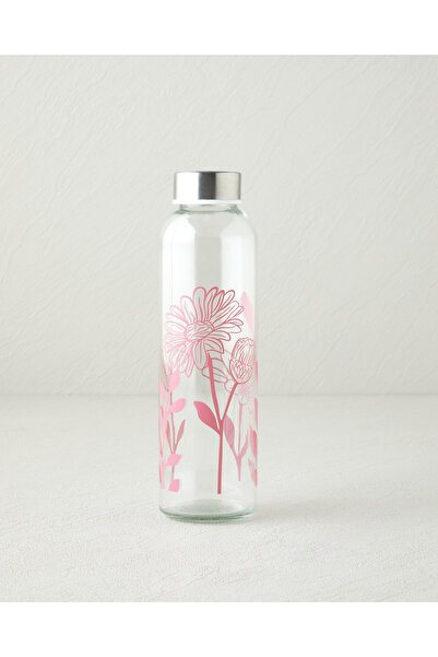English Home Petal Poetry Cam Şişe 500 ml Pembe