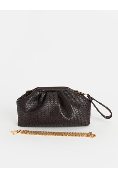LC Waikiki Rmz Gi̇yi̇m Farki̇yla Knitted Embroidered Women's Shoulder Bag