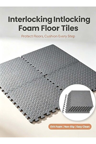 Generic Yoga Mat Exercise Mat- Gym Interlocking EVA Foam Floor Mat Tiles 30 x...