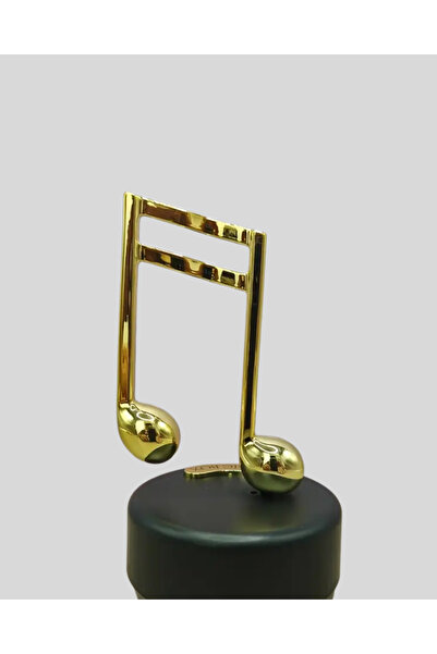 Altın Nota Figürlü Müzik Kutusu