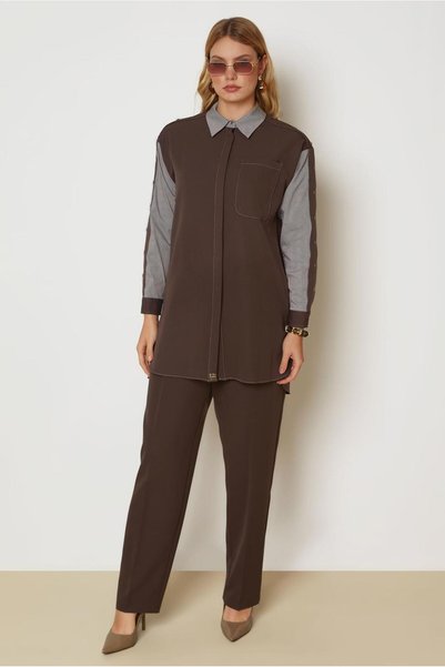 Alvina Button-Detail Tunic 47006