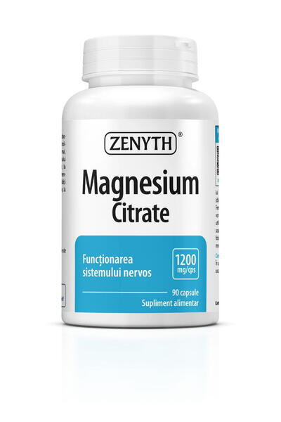 Zenyth Pharmaceuticals Magnesium Citrate (Magneziu Citrat) 90cps