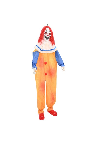 vidaxl Clovn înfricoșător de Halloween SPOOKA Galben și Albastru