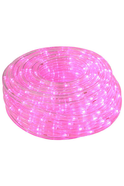 vidaxl Furtun luminos LED de Crăciun 2400 LED-uri Roz 100 m
