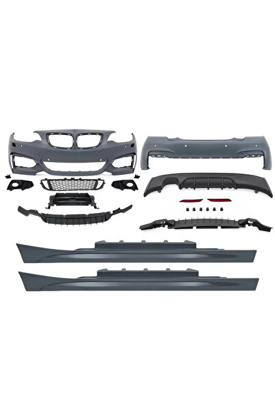 tuningset Пълен комплект обвес, подходящ за BMW Серия 2 F22 F23 Купе Кабрио 2...