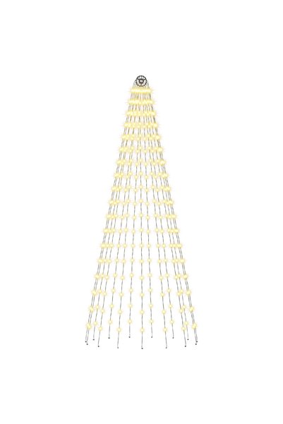 vidaxl Instalație pentru brad de Crăciun cu țăruși 270 LED-uri