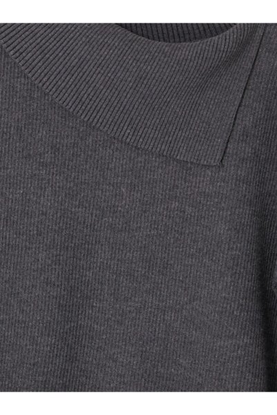 LC Waikiki Quality Pieces from Çelebi Store Asymmetrical Fisherman Roba Collar Women's Knitwear Sweater