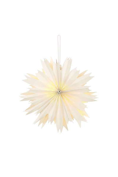 vidaxl Iluminat de Crăciun RAAHE 10 LED-uri Alb cald 45 x 17 x 45 cm