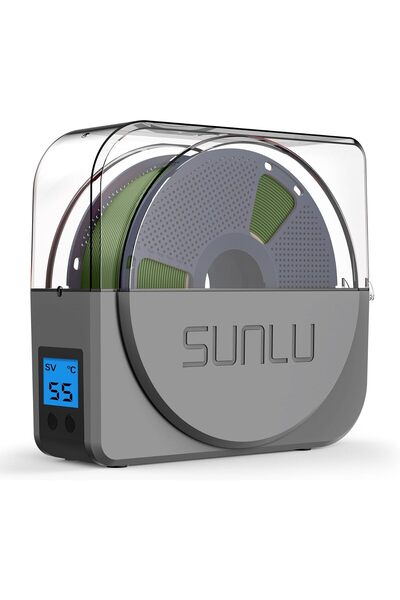 Sunlu Official Filament Dryer, Upgraded S1 Plus 3D Filament Dry Box Grey