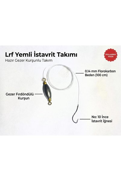 balikavdunyasi LRF Yemli Caroline İstavrit Takımı (2 Adet)