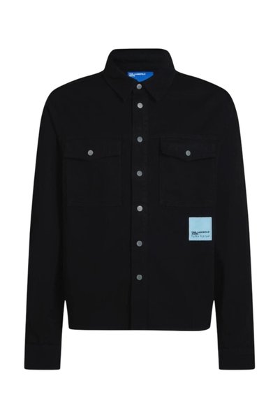 Karl Lagerfeld Ανδρικό KLJ X Pietro Terzini Τζιν Overshirt Μαύρο Jeans B4M160...