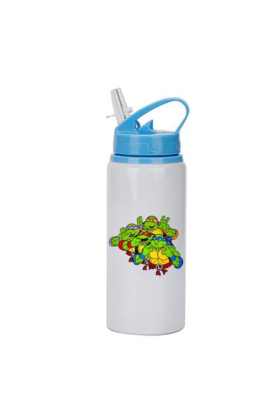 Photoretous Teenage Mutant Ninja Turtles Παγούρι Νερού 600ml Λευκό με Γαλάζιο...