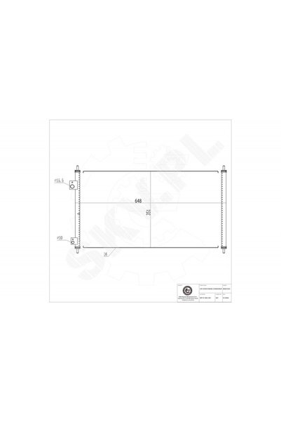 ESEN SKV Radiator aer condiționat Honda Accord VI Civic VII 80110S6DG01