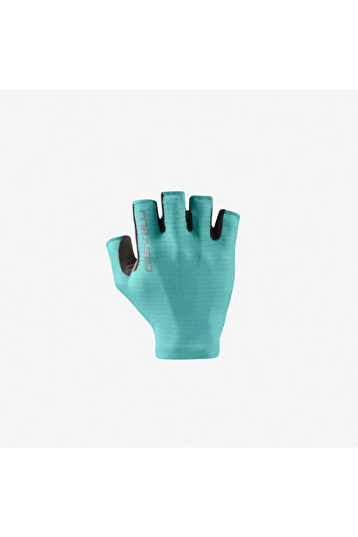 Castelli short finger cycling gloves - Espresso W Glove - light blue