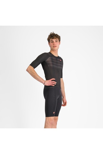 Castelli Ποδηλατικό σορτς με τιράντες - Free Aero Race S Bibshort - μαύρο