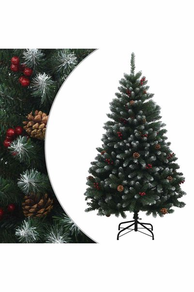 vidaxl Brad de Crăciun artificial cu ramuri articulare 150 cm PVC
