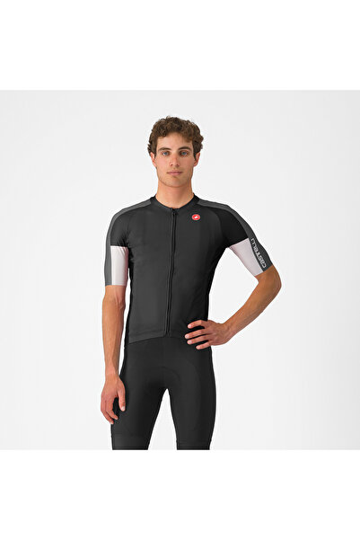 Castelli regular fit short sleeve cycling t-shirt - Entrata 6 Jersey - black ...