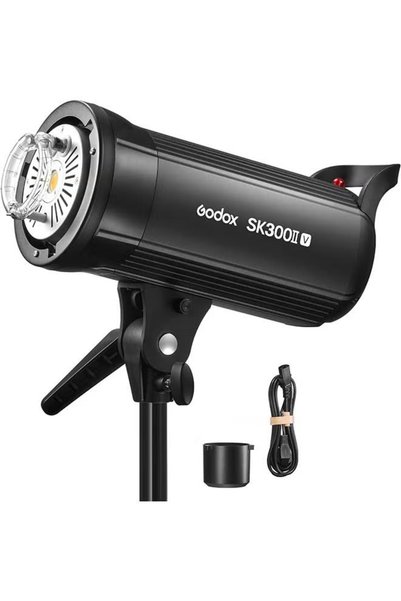 Godox SK300IIV Photo Studio Strobe Flash, 300Ws GN58 5700K Bowens Mount Profe...