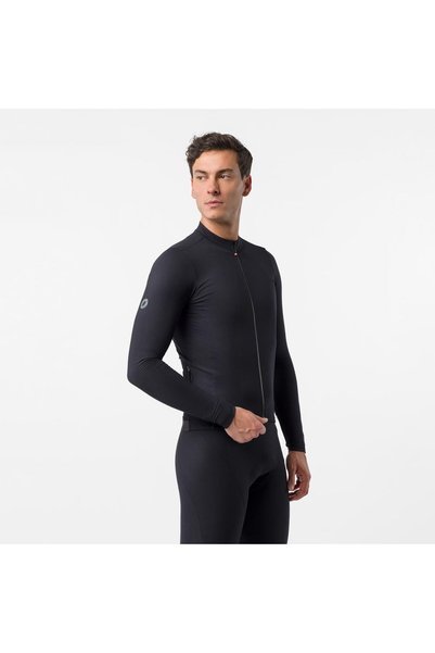 Castelli Thermowoven LS Jersey long sleeve cycling t-shirt - black | with Wool