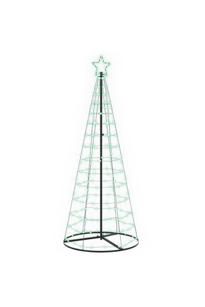 vidaxl Brad de Crăciun LED 250 cm 300 LED-uri Multicolor Oțel Negru