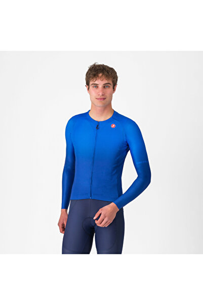 Castelli tricou ciclism maneca lunga tailored fit cu protectie solara - Upf L...