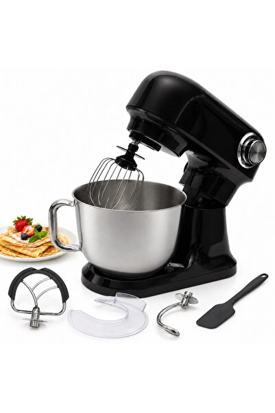 varioshop ®   Mixer planetar, 1500W, bol din oțel inoxidabil de 5L, 12 viteze...