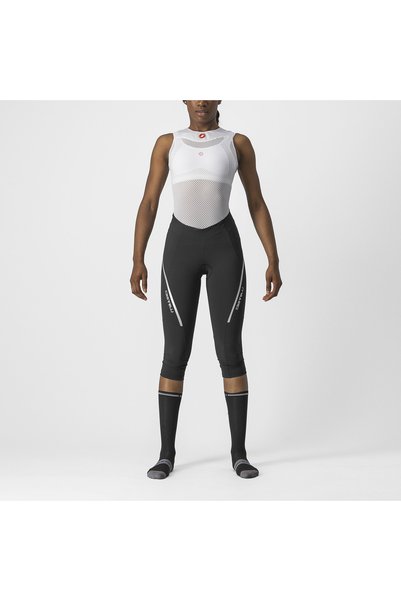 Castelli 3/4 cycling shorts with braces - Velocissima 3 Knicker - black | silver