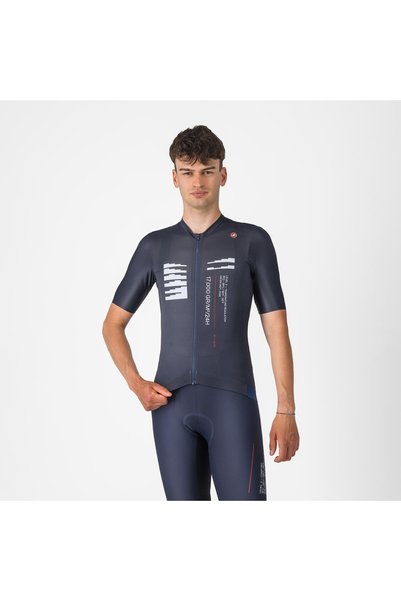 Castelli short sleeve tailored fit cycling t-shirt - Espresso R--A/D Jersey -...
