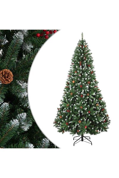 vidaxl Brad de Crăciun artificial cu ramuri articulare 210 cm PVC