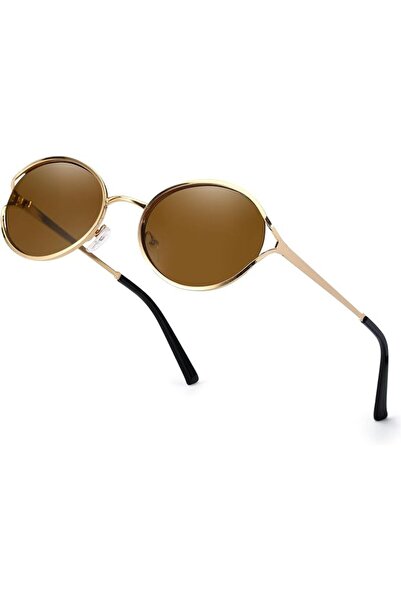 GENERAL DreamCalf Retro Oval Sunglasses for Women Classic Round Designer Sun ...