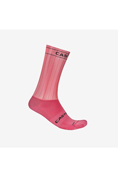 Castelli Sosete Fast Feet 4, unisex, roz giro XXL, 44-47