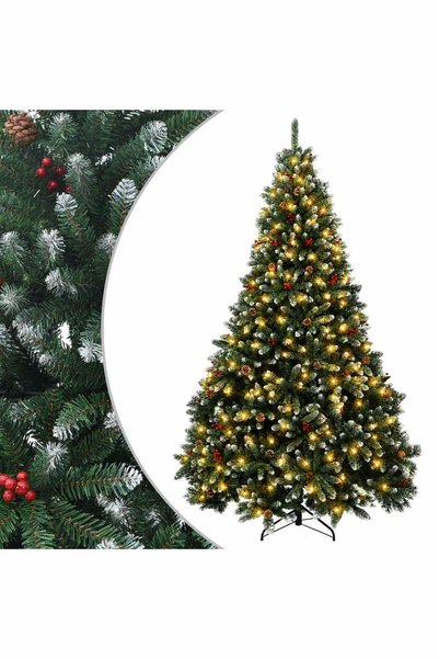 vidaxl Brad de Crăciun artificial cu ramuri articulare 300 cm
