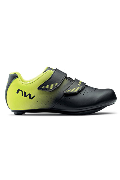 Northwave Road cycling shoes - Core Junior - Black | Yellow Fluo