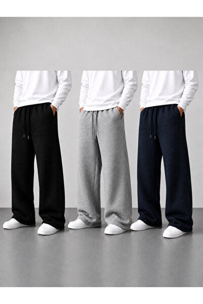 BERYY MODA Oportunitate de neegalat 3 (bucăți) Pantaloni de trening oversize,...