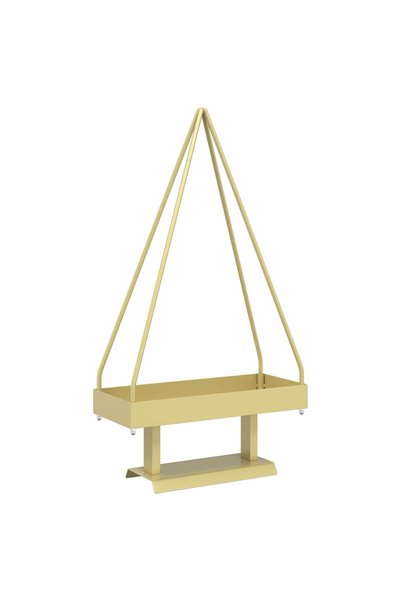 vidaxl Brad de Crăciun din metal cu suport KUOPIO 60 cm Oțel Auriu