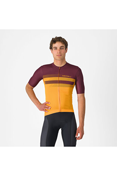 Castelli tricou ciclism maneca scurta regular fit - Simbolo Jersey - portocal...