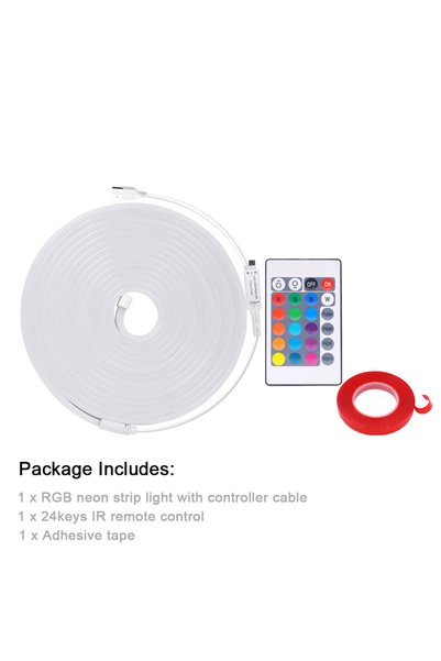 Choice 2m 24key RGB Kit 5V USB RGB LED Neon Strip Light 24key Remote Control ...