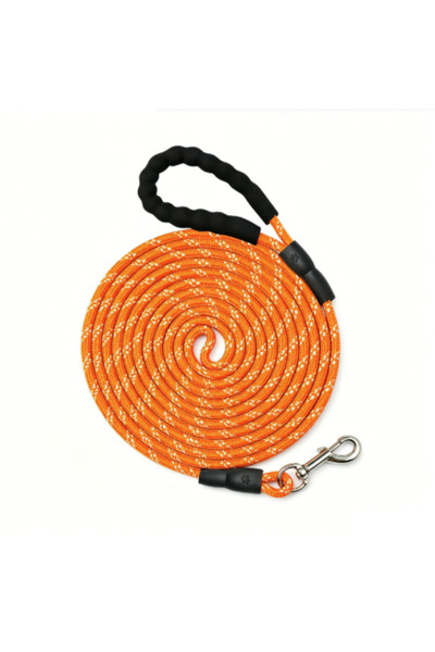 Choice 3M Orange 3M/5M/10M/15M/30M Soft Padded Reflective Long Dog Leash in M...