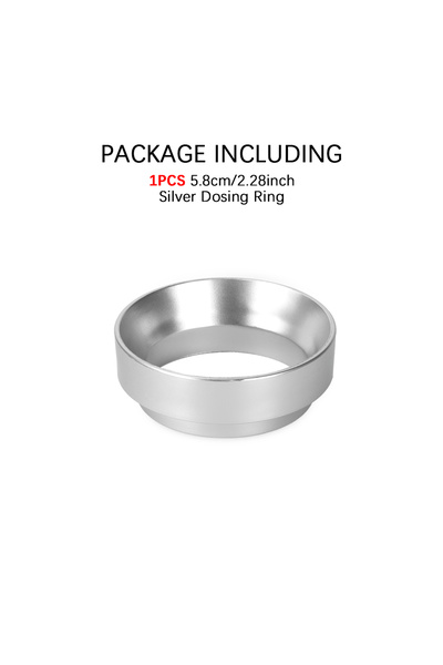Choice 58MM Silver 51/53/58mm ABS Espresso Dosing Funnel with Magnetic Coffee...