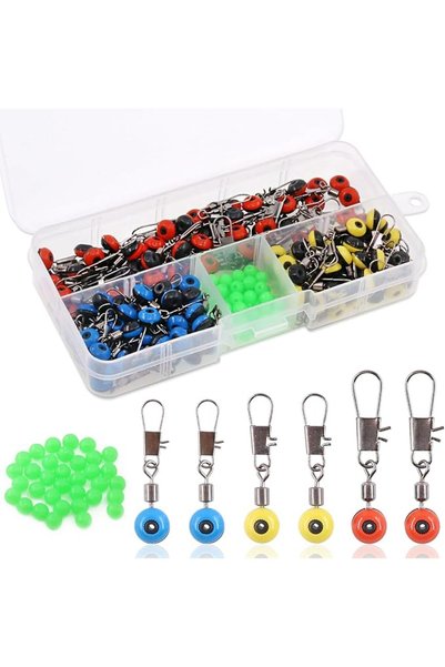Keadic 200Pcs Fishing Line Sinker Strips, 3 Colors Metal and Plastic Sinker S...