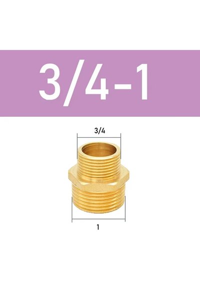 Choice وصلة سداسية نحاسية DN20-DN25، محول توصيل سريع 1/8 1/4 3/8 1/2 3/4 1 ذك...