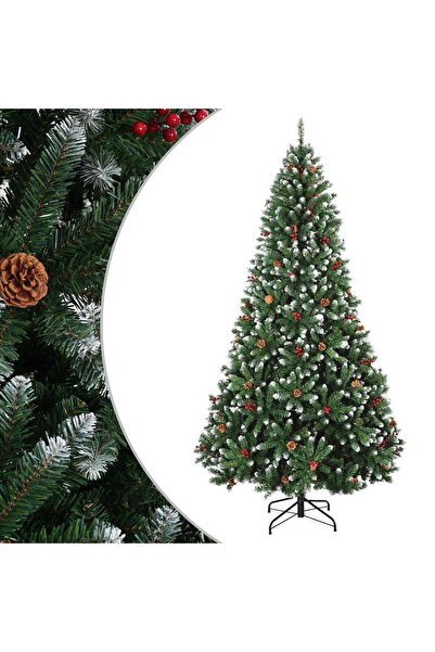 vidaxl Brad de Crăciun artificial cu ramuri articulare 240 cm PVC