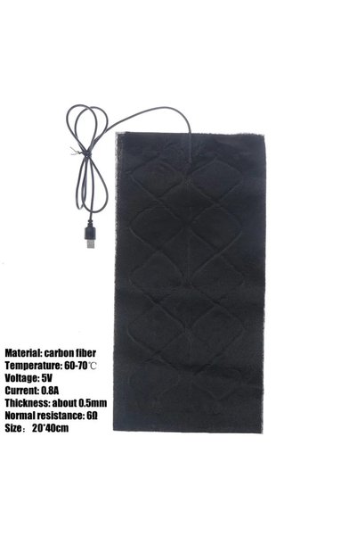 Choice سخان USB بالأشعة تحت الحمراء البعيدة G3281D مقاس 20 × 40 سم، وسادة تدف...
