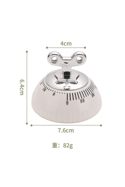 Choice Milk White Magnetic Kitchen Timer Manual Countdown Alarm Clock Digital...