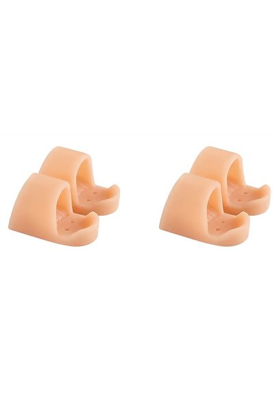 Choice مصححات أصابع القدم البرتقالية 4 Tpe Hammer Toe، مصممة بشكل مريح، سهلة ...