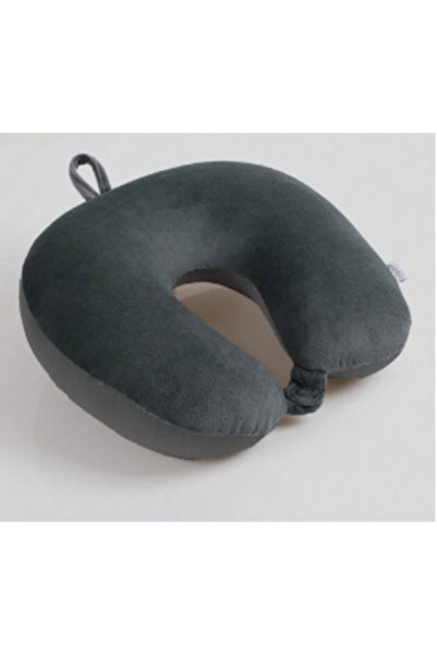Choice See below for size DARK GRAY Simple Plush U-shaped Pillow Driving Trav...