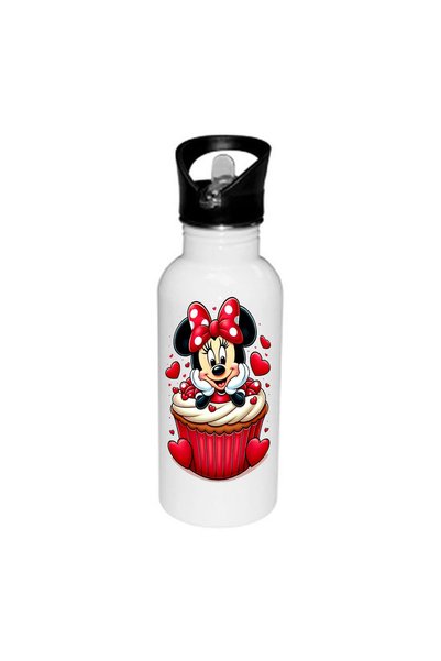 Photoretous Μίνι Μάους Παγούρι Νερού 600ml Λευκό
