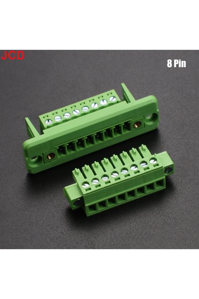Choice 8 Pin JCD 1Set Pitch 3.81mm 2P/3P/4P/5P/6P/8P/9P/10P/12P/16/24P Plugga...