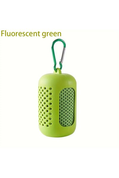 Choice Silicone-Green New Microfiber Towel Sports Quick Dry Super Absorbent C...